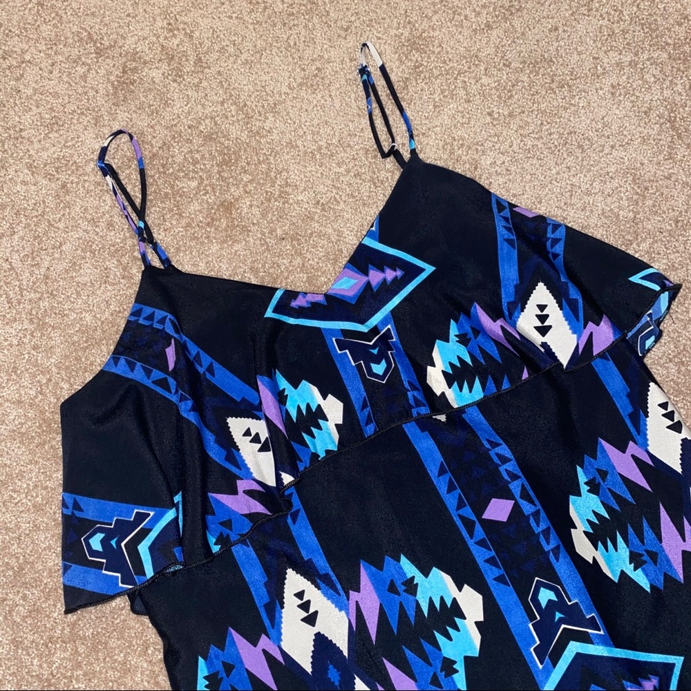 Aztec Ruffled Dress - Picture 2 of 3